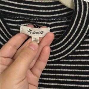 Madewell round neck ribbed fall dress